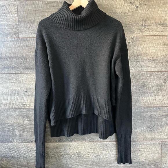 Anthropologie Blair Black Turtleneck Sweater Small - Picture 2 of 5